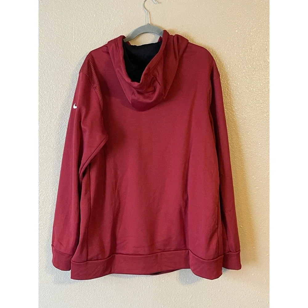 Men's 3XL NWT Arizona Cardinals Nike Sideline Logo Performance Hoodie Red‎